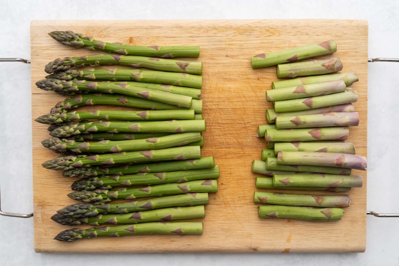 Air Fryer Bacon-Wrapped Asparagus