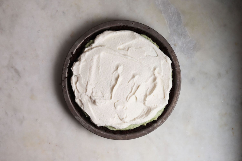 Thin Mint Cookie Pie