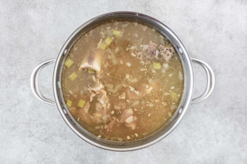 Homemade Beef Bouillon With Vegetables