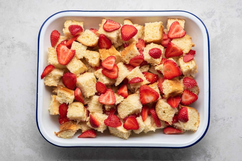 Strawberry Shortcake French Toast Casserole