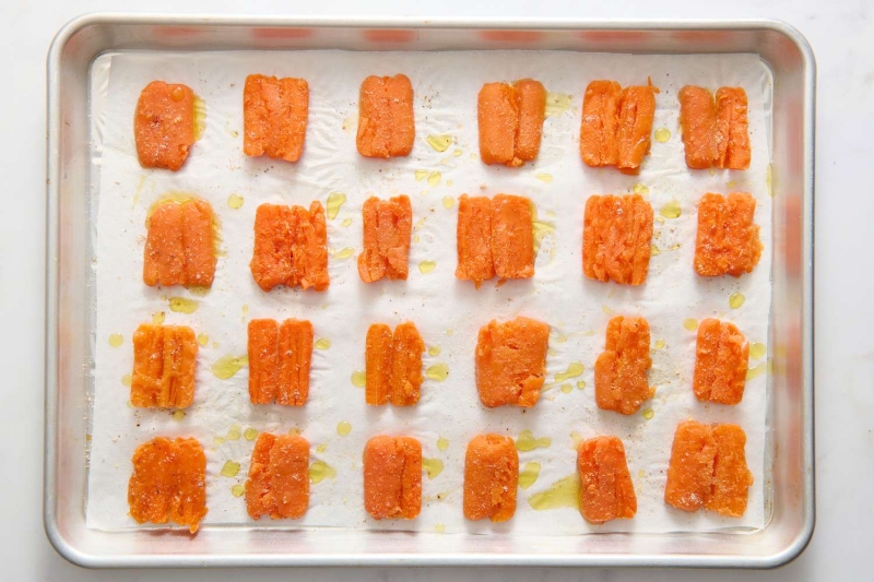 Parmesan Smashed Carrots