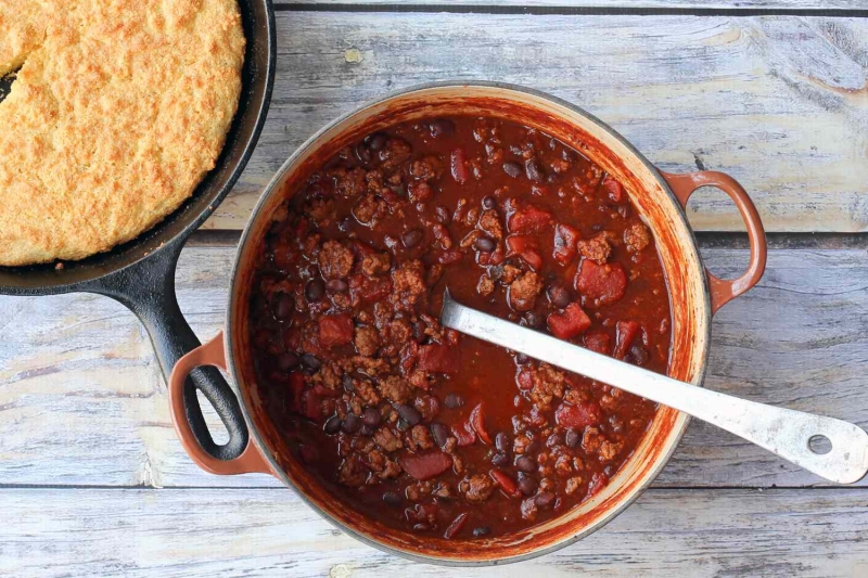 30-Minute Chili With Ground Beef and Beans