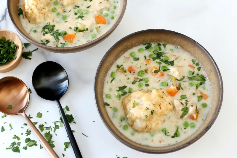 Instant Pot Chicken and Dumplings