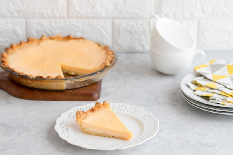 Classic Custard Pie With Nutmeg