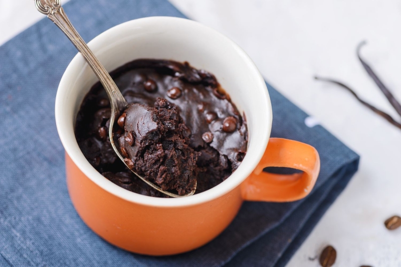 Fudgy Microwave Mug Brownies Recipe