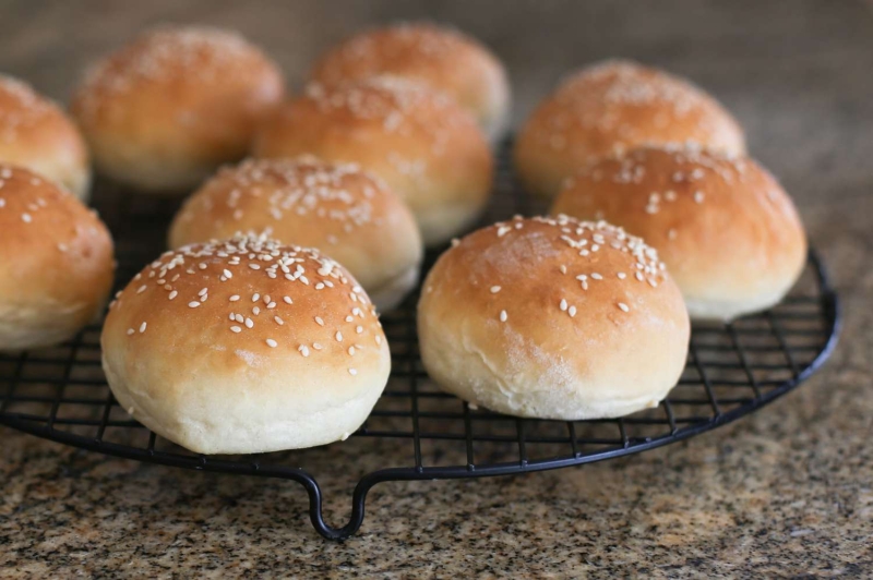 Bread Machine Hamburger Buns