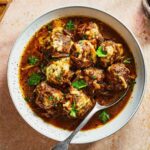 Slow Cooker French Onion Meatballs