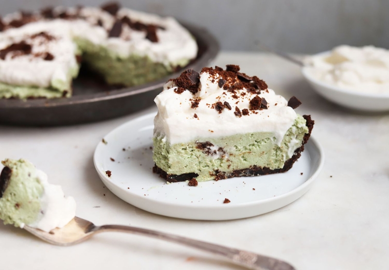 Thin Mint Cookie Pie