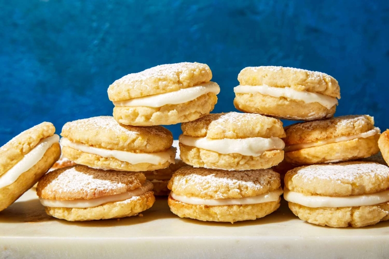 Polish Lemon Sandwich Tea Cookies (Cytrynowe Ciasteczka)