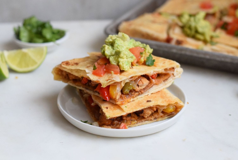 Sheet Pan Chicken Fajita Crunchwrap Recipe