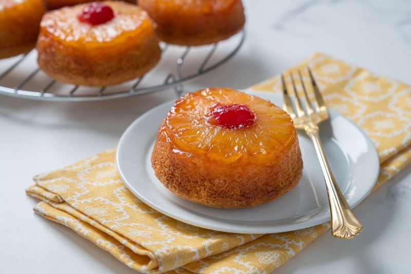 Pineapple Upside-Down Cupcakes