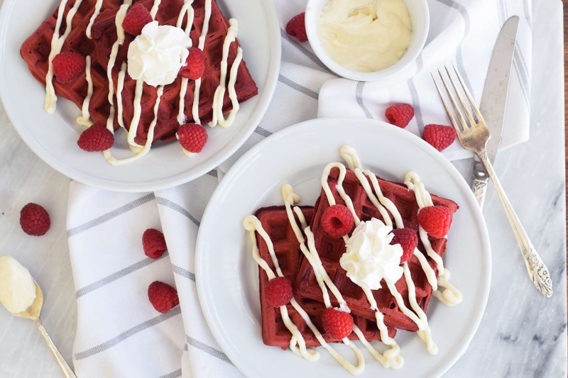 Red Velvet Waffles