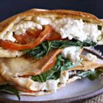 Pita Grilled Cheese With Spinach and Feta Recipe