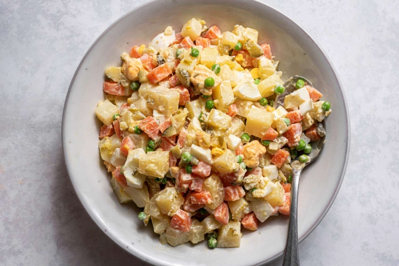 Kosher Russian Potato Salad (Parve) Recipe