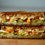 Breakfast Grilled Cheese With Avocado and Sriracha