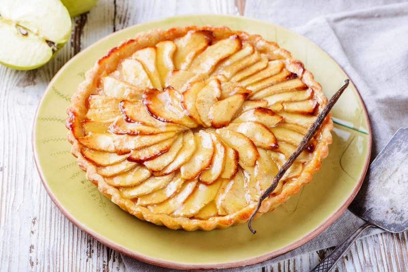 French Apple Tart Recipe With Pastry Cream