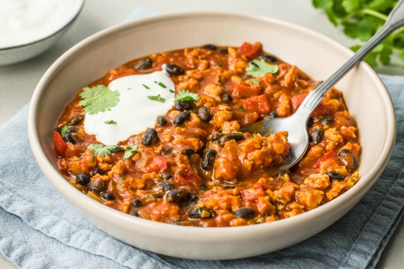 Low-Fat Turkey Chili