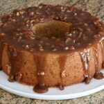 Vanilla Wafer Cake With Butter Pecan Glaze