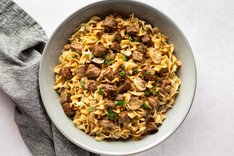 Instant Pot Beef Stroganoff