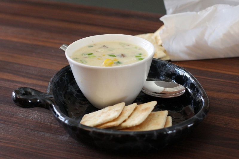 Hearty Corn Chowder With Sausage and Potatoes