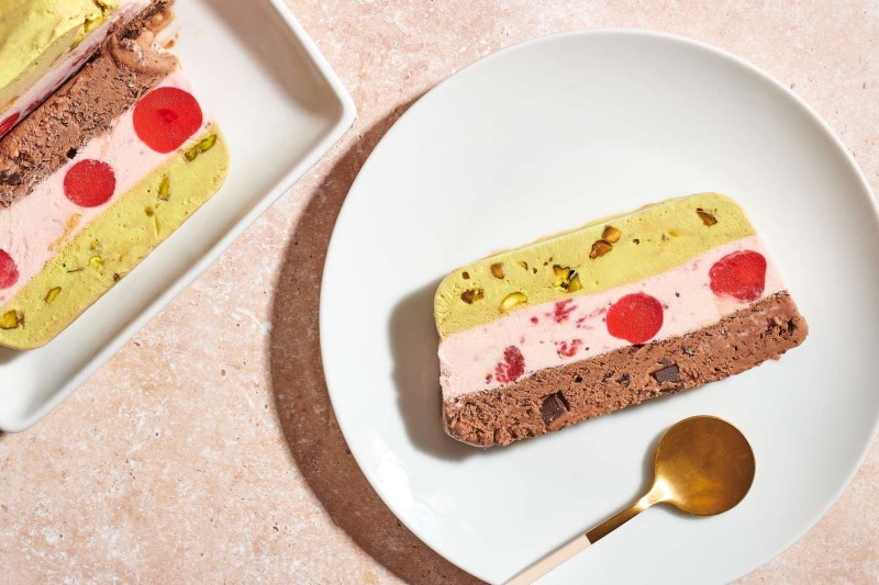 This Spumoni Lets Store-Bought Ice Cream Do the Hard Work