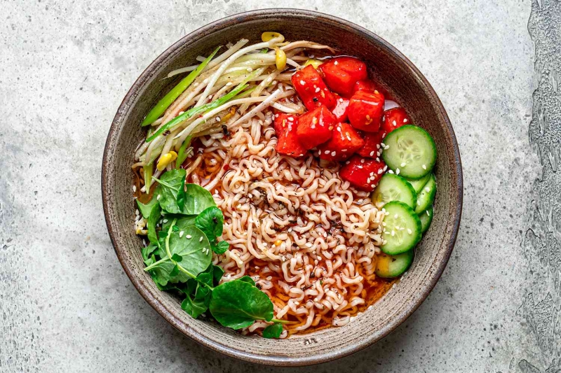 Chilled Watermelon Ramen Recipe