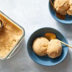 No-Churn Roasted Banana Dulce de Leche Ice Cream