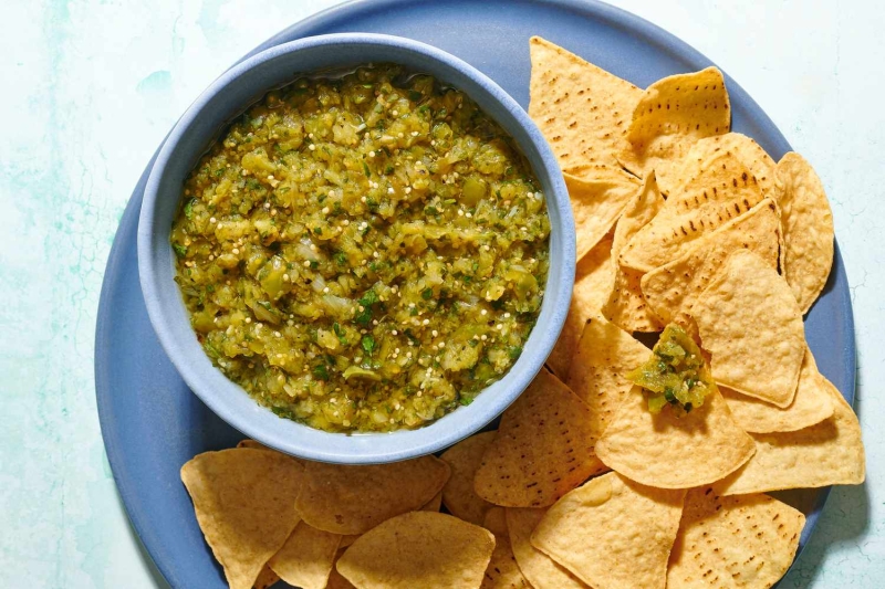 Blackened Tomatillo Salsa