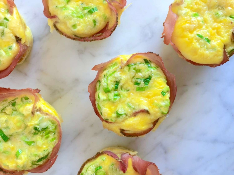 Ham and Egg Breakfast Cups