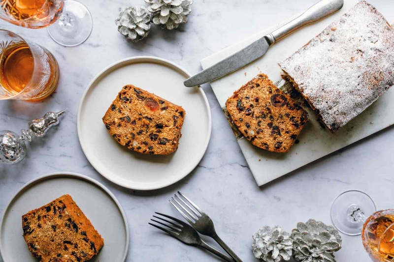 Spiced Fruitcake With Brandy Recipe