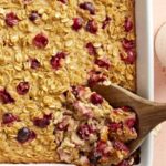 Apple Cranberry Baked Oatmeal