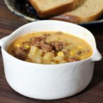 Spicy Chorizo Sausage and Potato Chowder