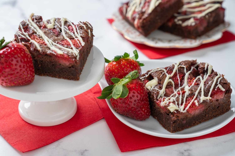 Strawberry Brownies