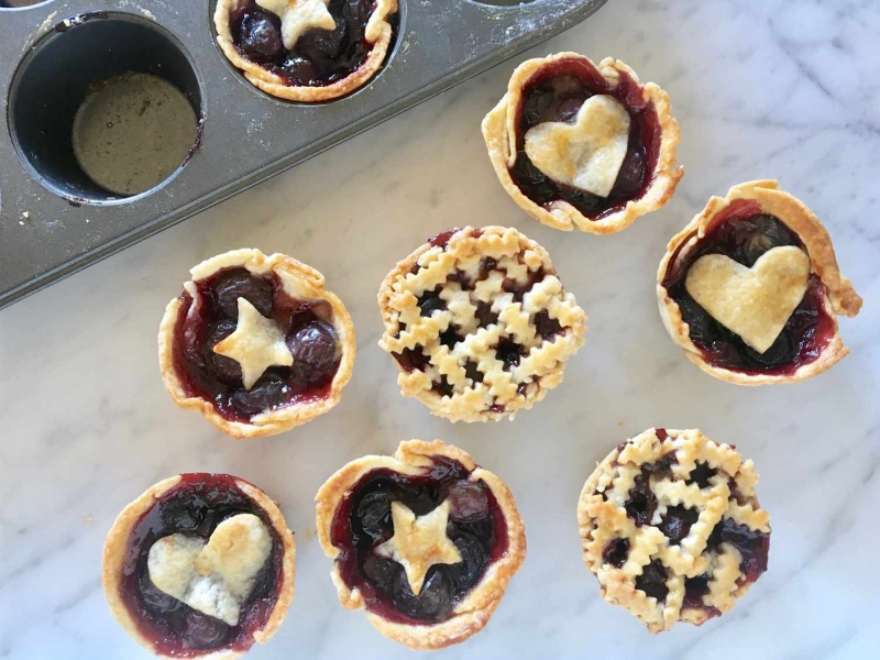 Mini Cherry Pies Recipe