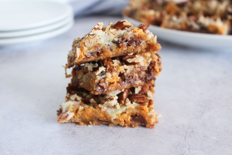 7-Layer Cookies With Coconut and Pecans