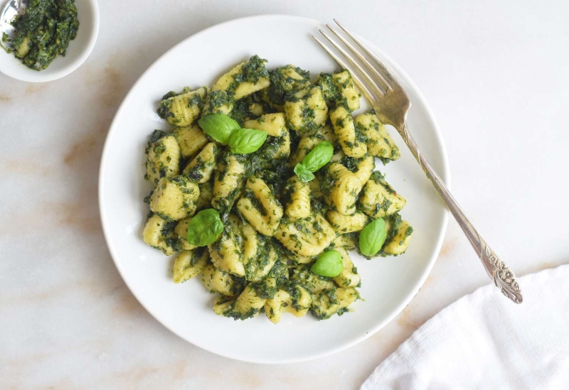 Vegan Gnocchi With Spinach Pesto Recipe