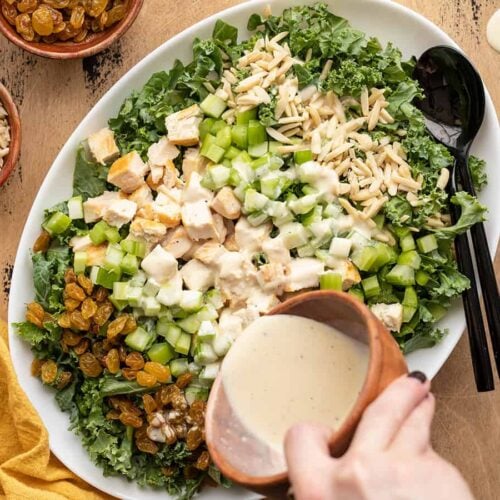 Crunchy Kale and Chicken Salad