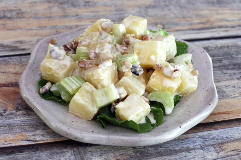 Pineapple-Walnut Salad