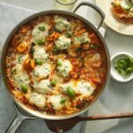 Chicken Sausage and Tortellini Skillet Pasta Bake