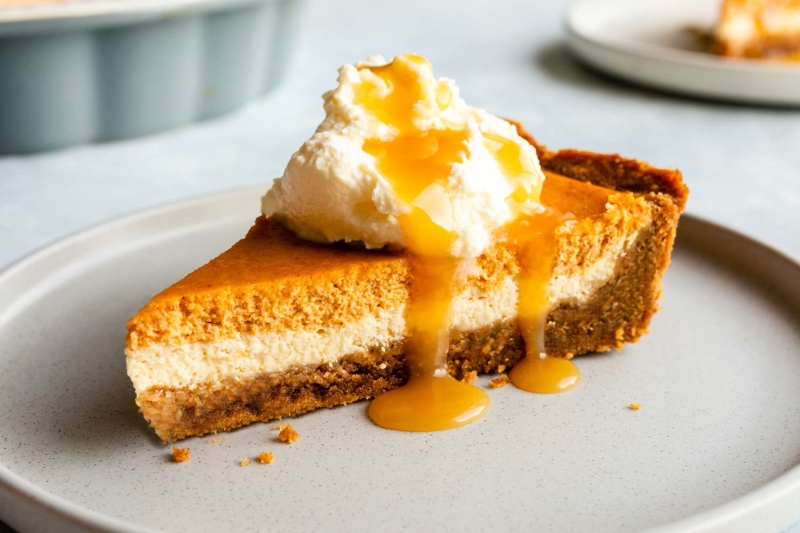 Layered Pumpkin Cheesecake