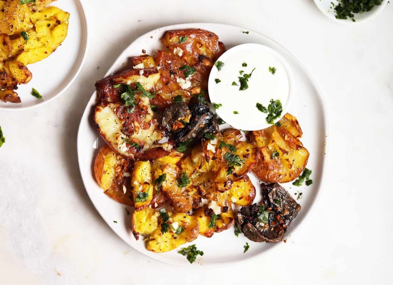 Crispy Smashed Potatoes