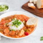 Chicken and Sausage Gumbo With Tomatoes Recipe