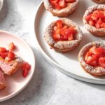 Blender Strawberry Mochi Muffins