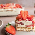 No-Bake Strawberry Icebox Cheesecake