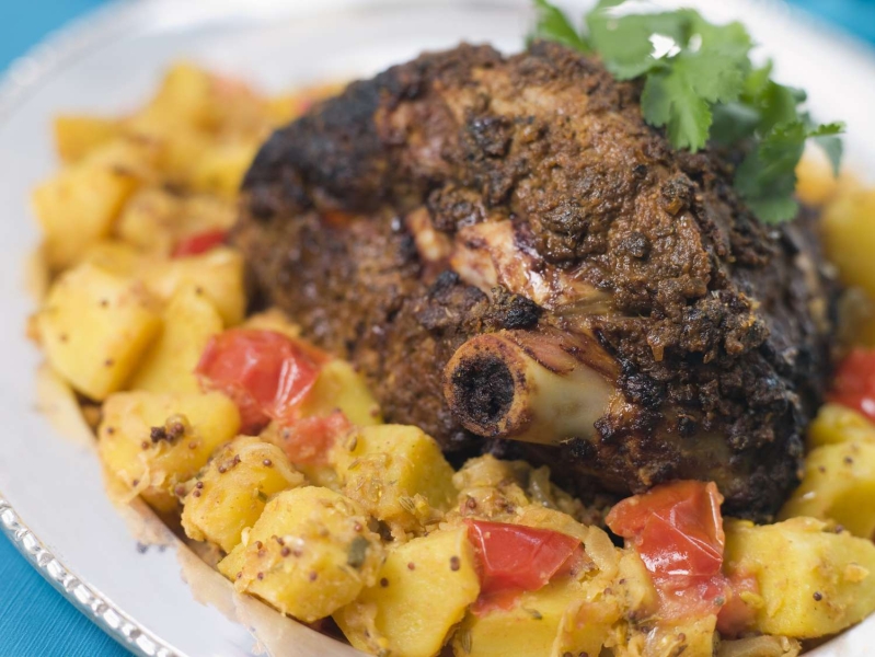 Indian Roast Leg of Lamb (Masala Raan) Recipe