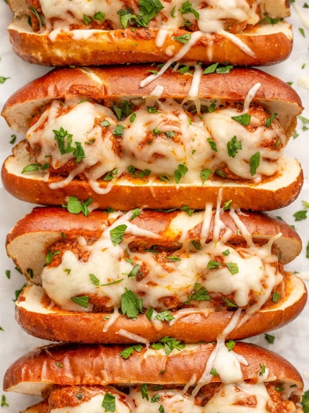 Slow Cooker Meatball Subs