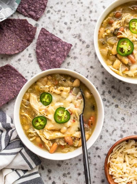 Slow Cooker White Chicken Chili