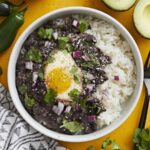 Black Beans with Eggs