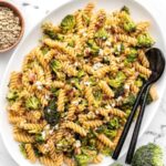 Broccoli Pasta Salad with Tomato Vinaigrette