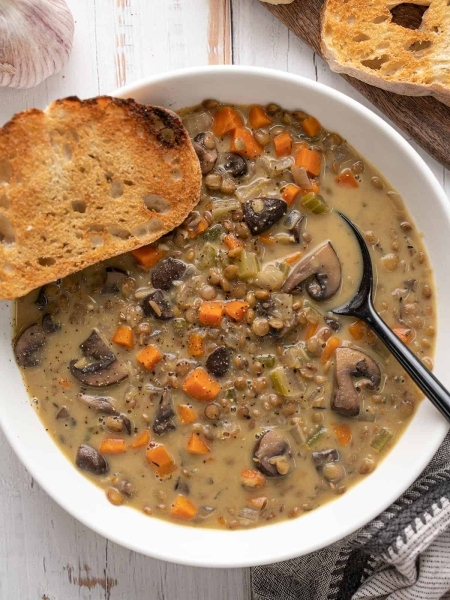 Creamy Lentil Vegetable Soup